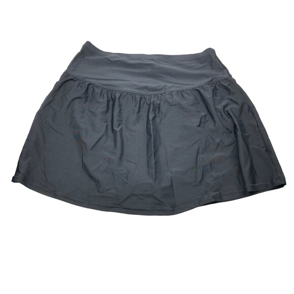Raisins Curve Black Tummy Thinner Thigh Minimizer Swim Skirt Built in Brief 22W - Picture 2 of 6